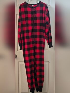 Buffalo Plaid One Piece PJ